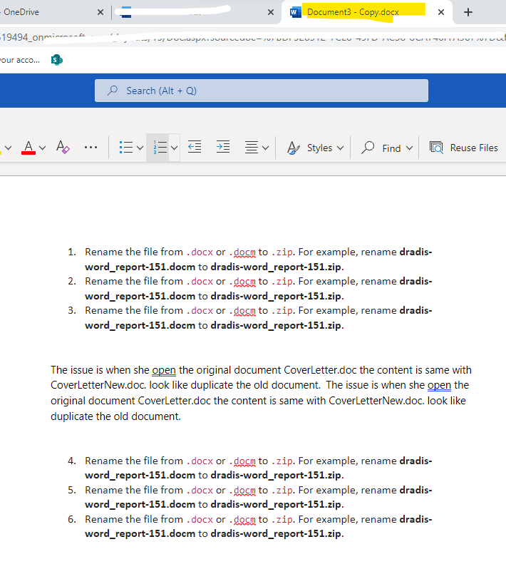 After Editing File In OneDrive - Microsoft Q&A
