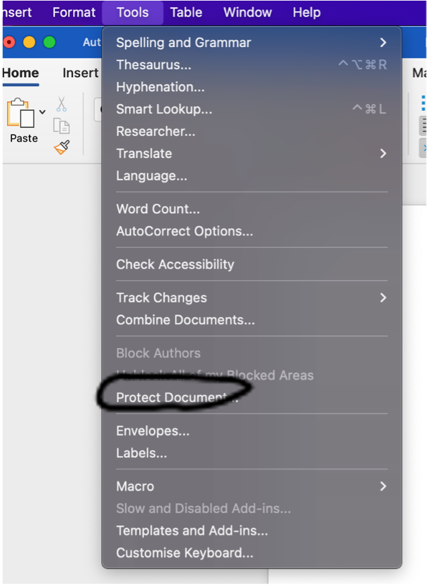 Editing locked sections in word on a Mac? - Microsoft Q&A