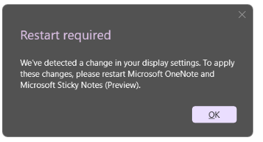 OneNote Restart Required - Microsoft Q&A