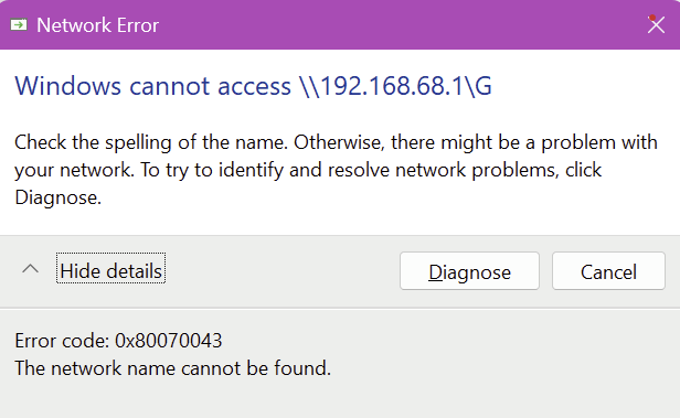 All of a sudden, router-attached SSD is not mappable (again ...