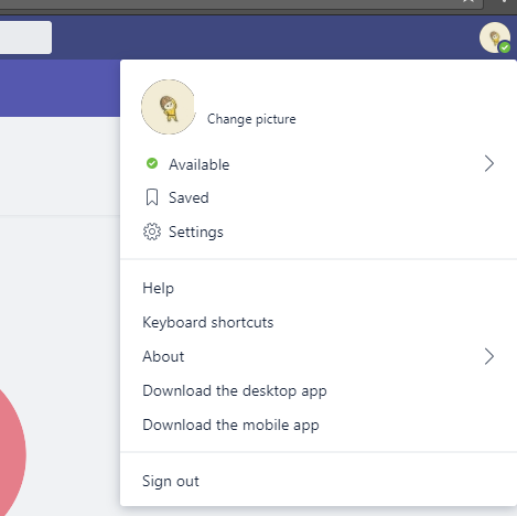 Microsoft Teams "Settings" icon missing - Microsoft Q&A