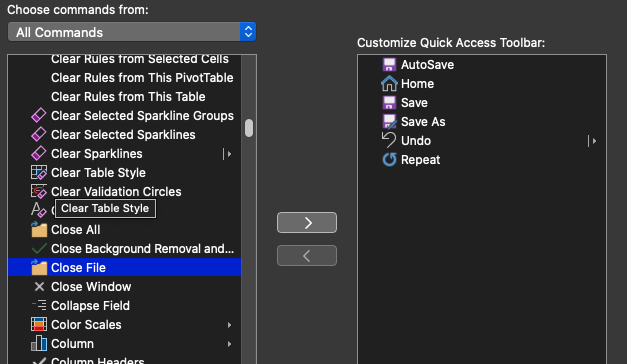 Quick Commands Missing - Microsoft Q&A