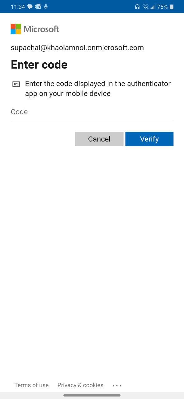 I have a problem with Microsoft Authenticator, please someone help me ...