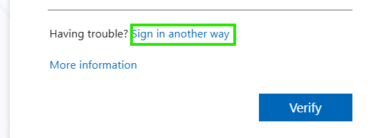 cannot sign in to my microsoft admin account because phon is lost ...