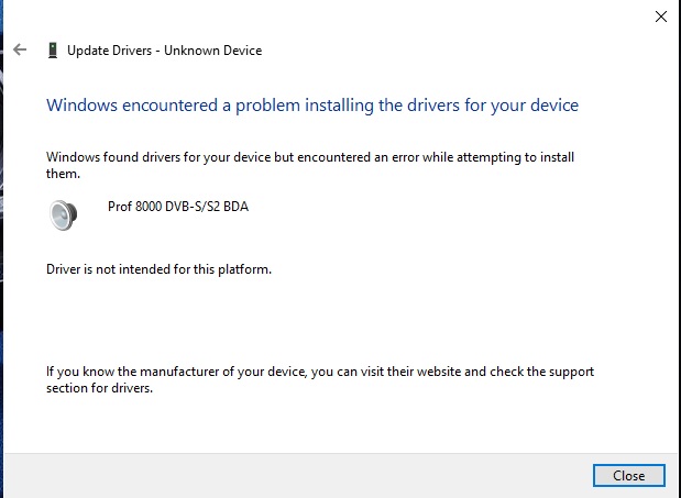 Driver Problem - Microsoft Q&A