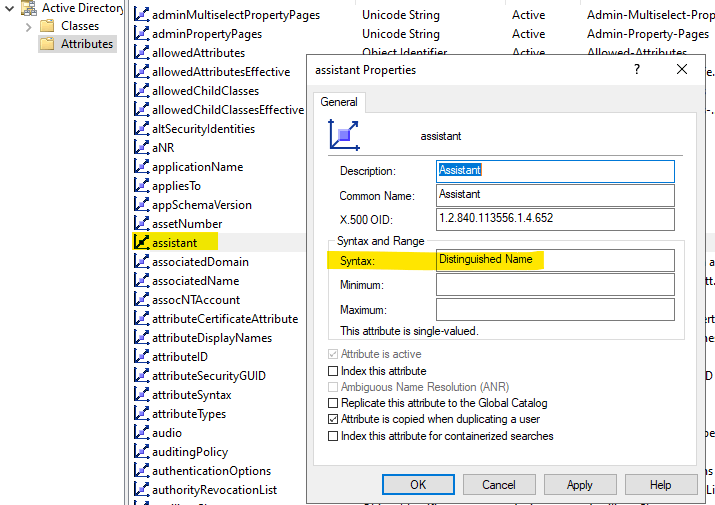 How to modify Custom Attribute Syntax - Microsoft Q&A