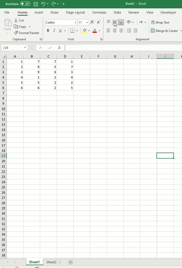 Cutting and pasting a line without leaving a blank line behind ...