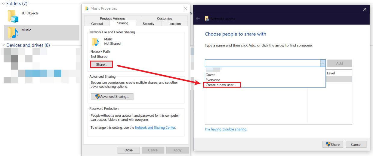 Shared folder permissions - Microsoft Q&A