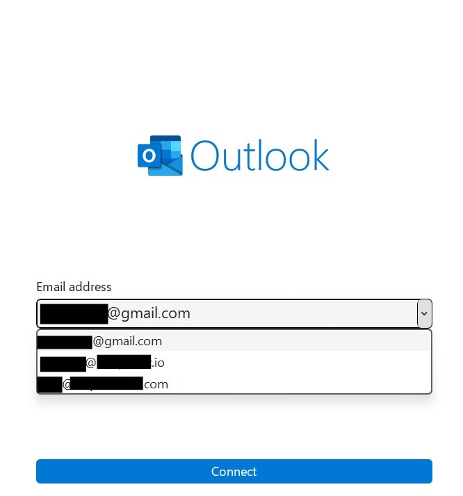 Outlook 2021 - Remove suggested email addresses when adding new account ...