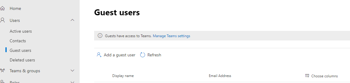 guest users