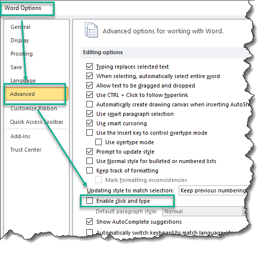 Stop cursor from adding spaces and new paragraphs - Microsoft Q&A
