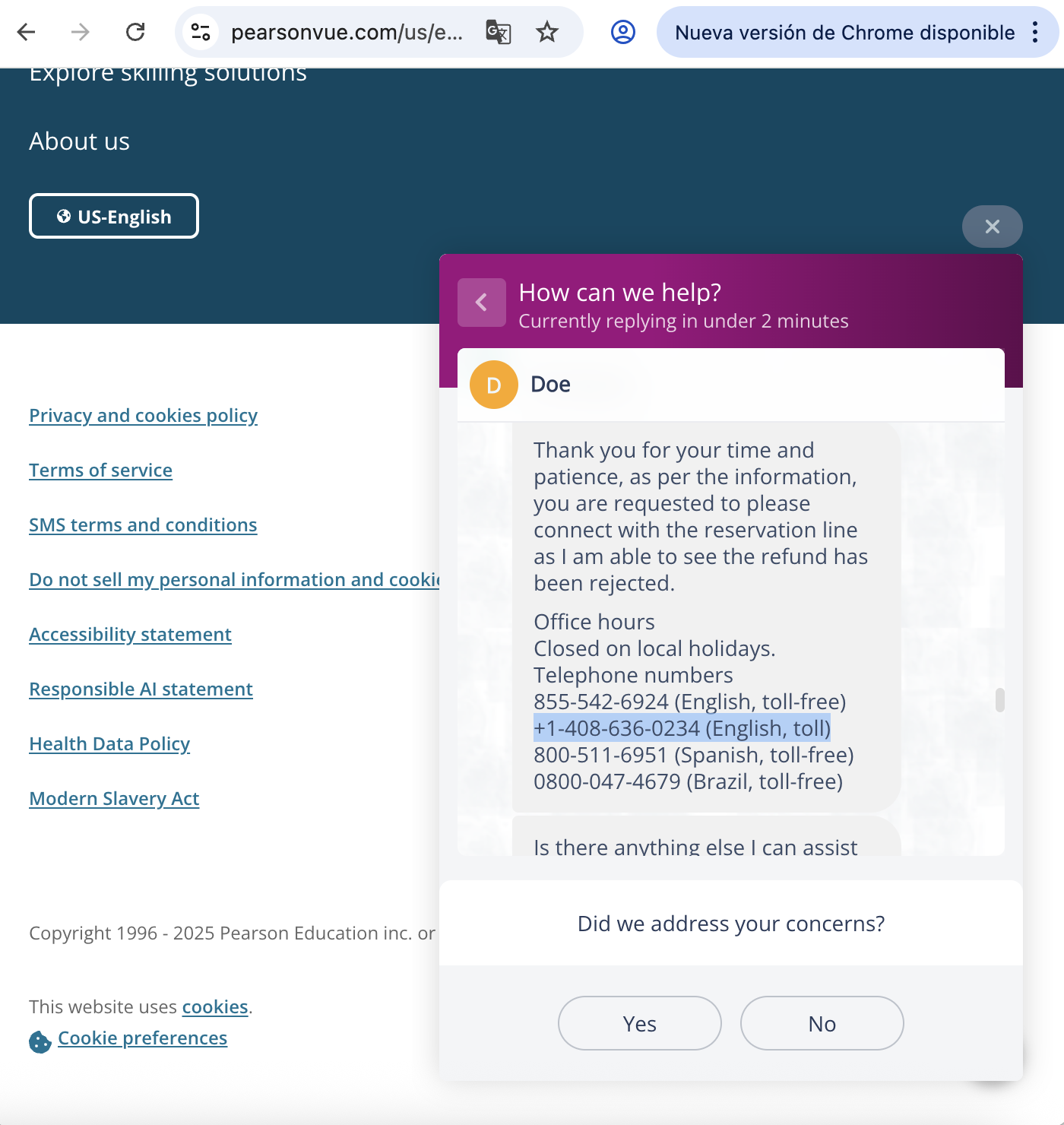 Refund not received for AZ-104 certification exam after cancellation ...