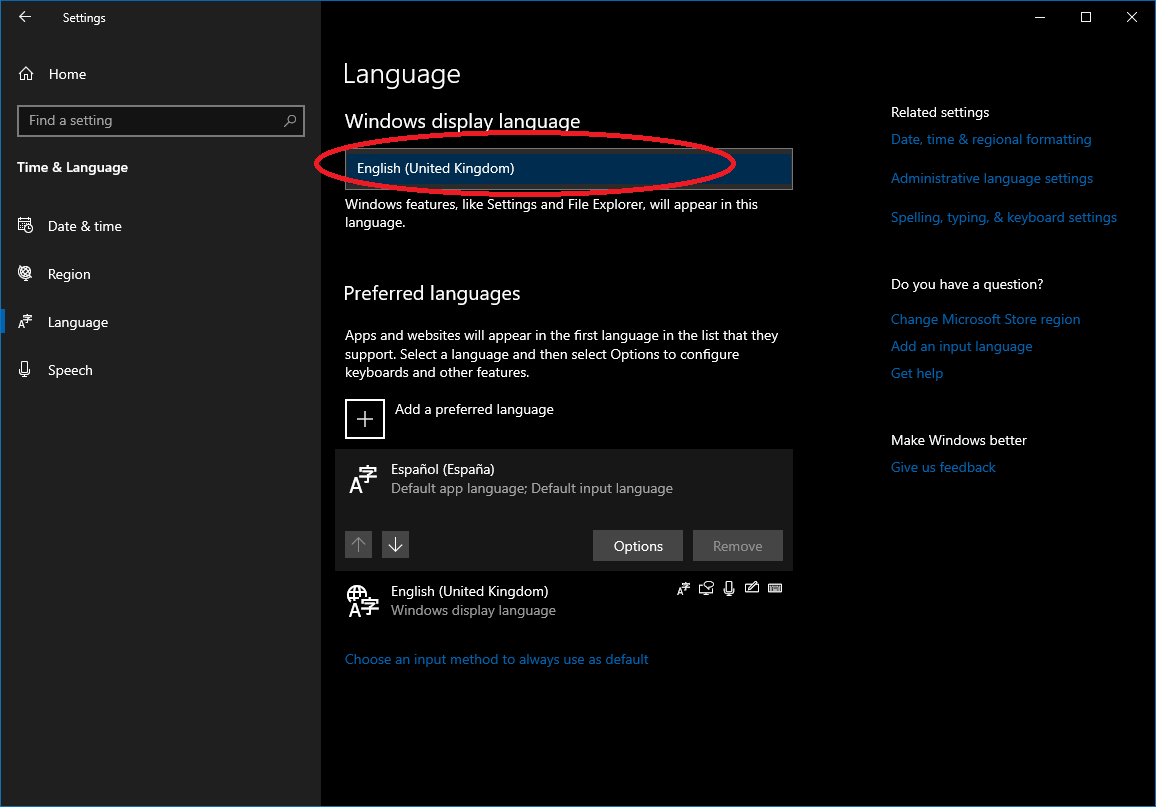 How to install / download a language pack to change my display language ...