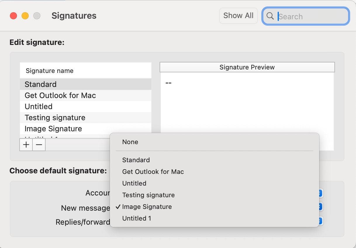 Signature in replies appears after previous sender details - Microsoft Q&A
