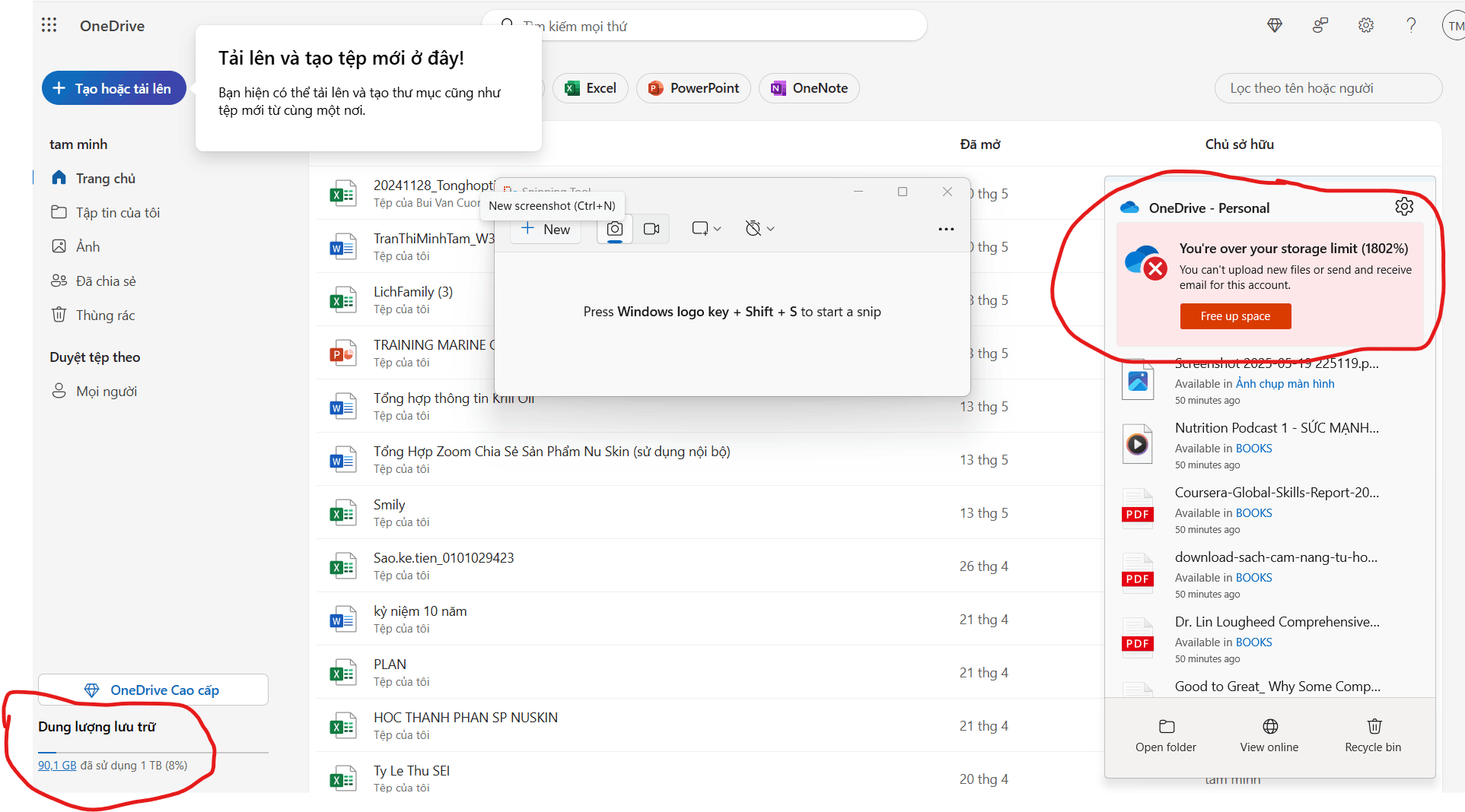 OneDrive Storage Issue After Joining Microsoft 365 Family - Microsoft Q&A