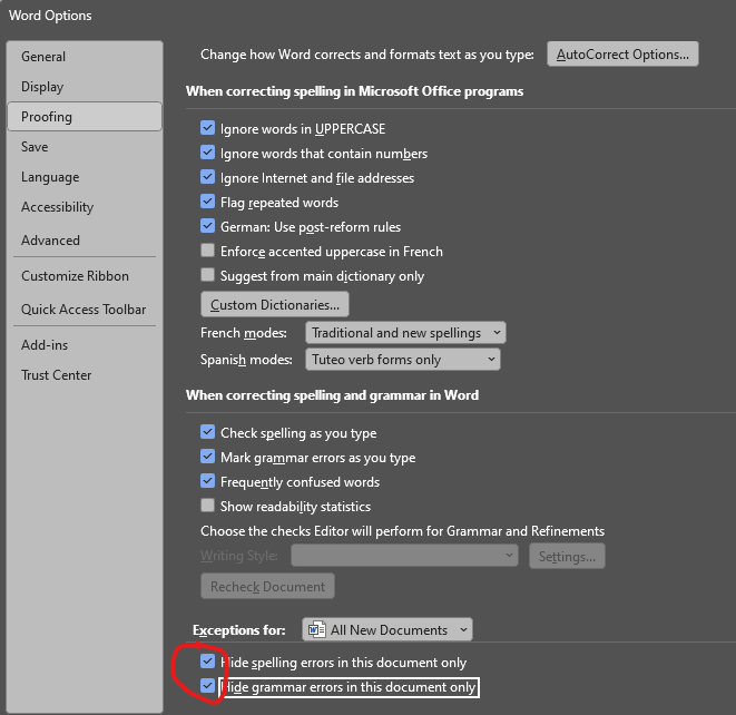 Spell check not functioning on Word and Outlook - Microsoft Q&A