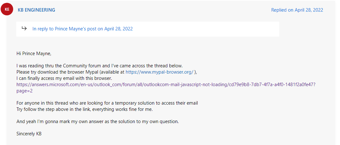 Error when trying to open Outlook - Microsoft Q&A