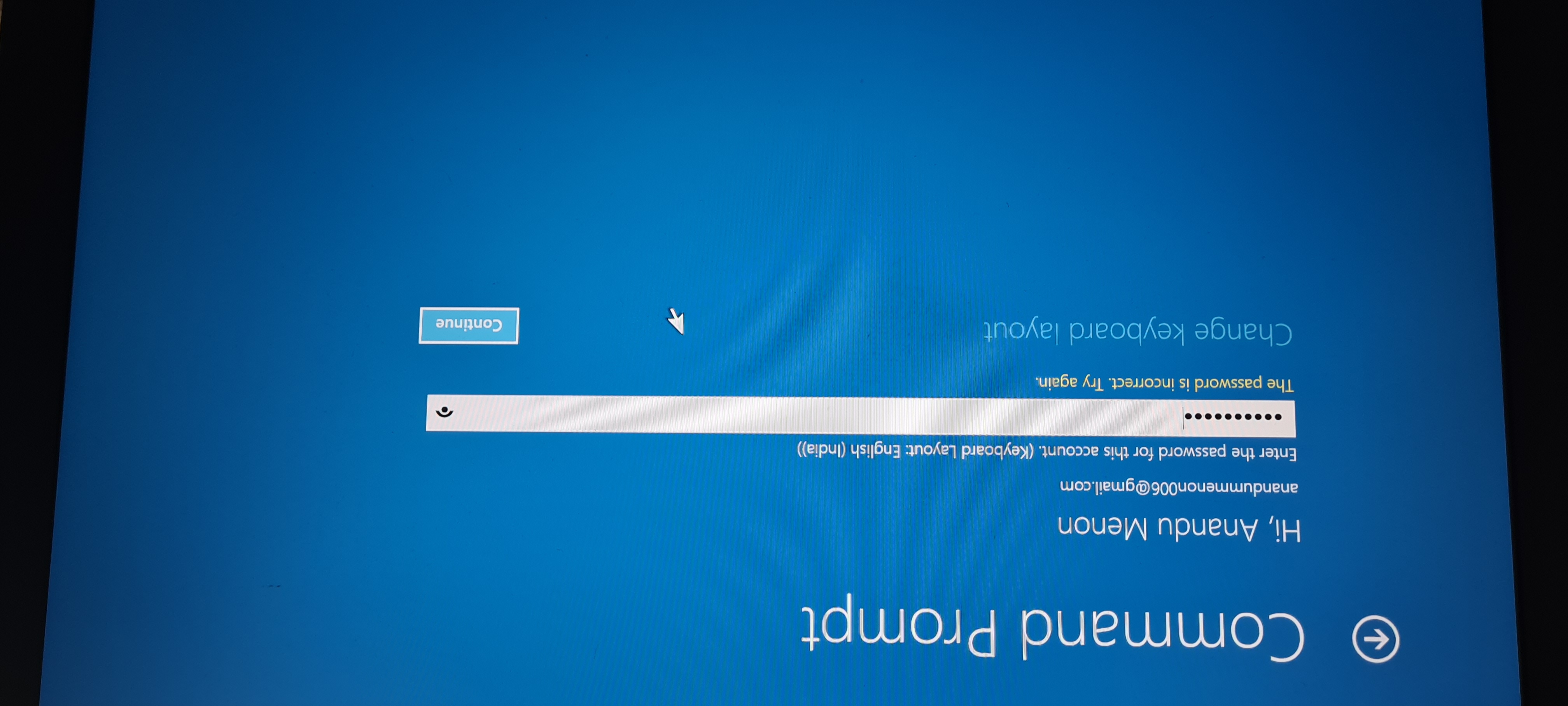 Not able to login in safe mode. - Microsoft Q&A