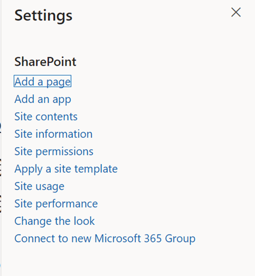 Unable to link Sharepoint site to Teams from the sharepoint site page ...