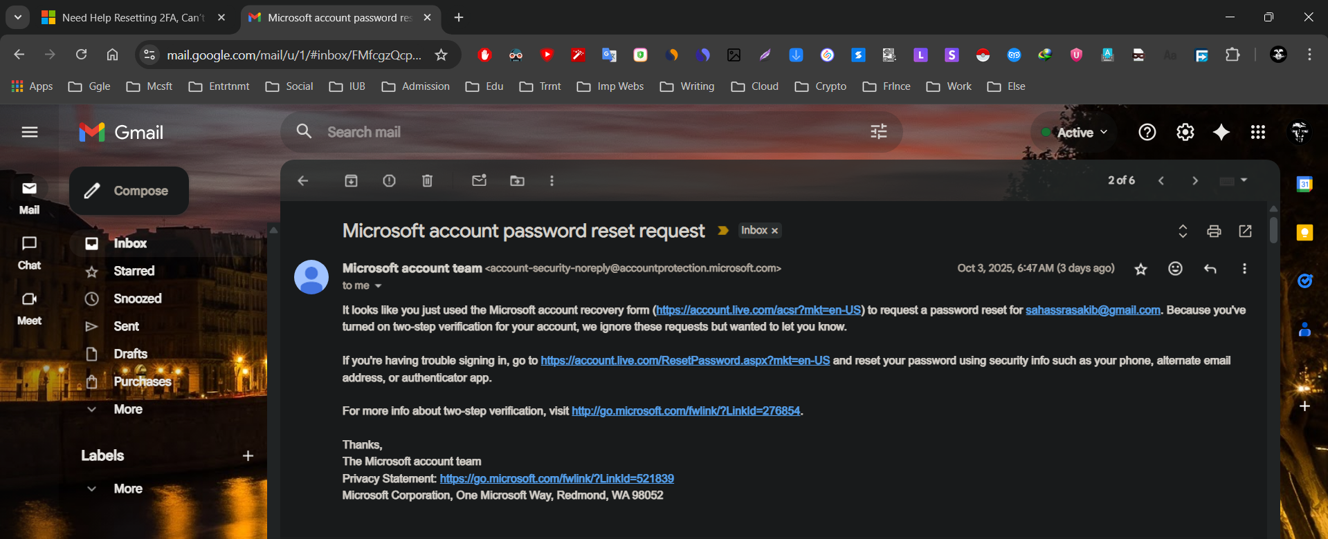 Need Help Resetting 2FA, Can’t Sign In to My Microsoft Account ...
