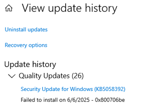 About the Windows Patch installation - Microsoft Q&A