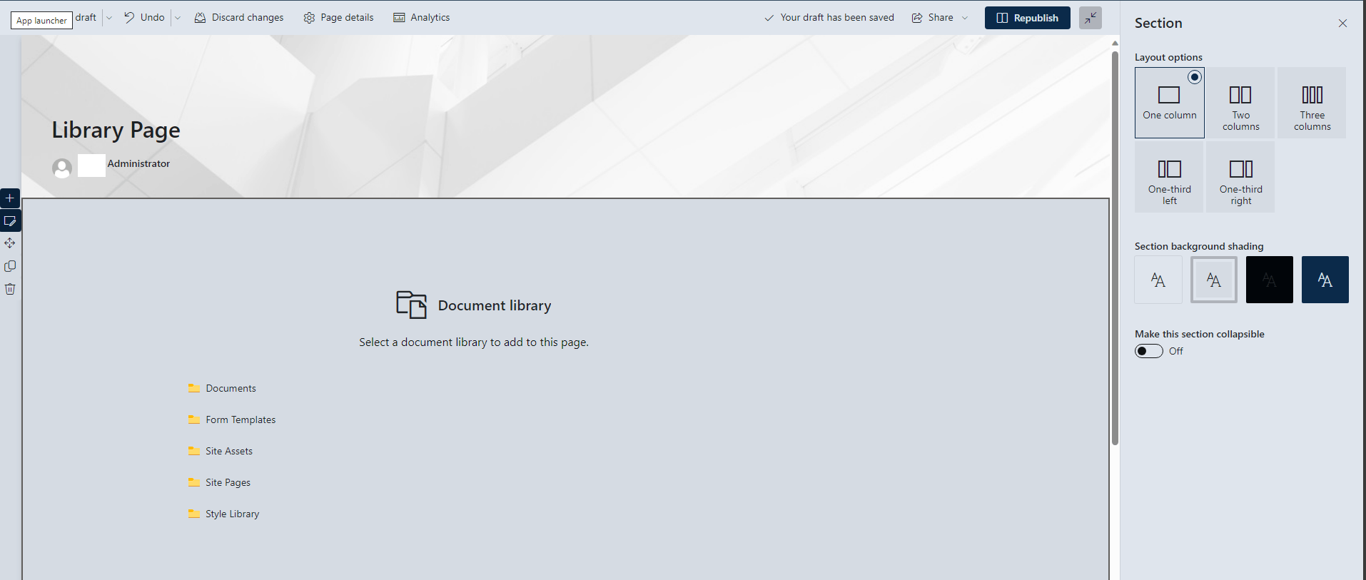 Document Library - Theme Transparency - Microsoft Q&A