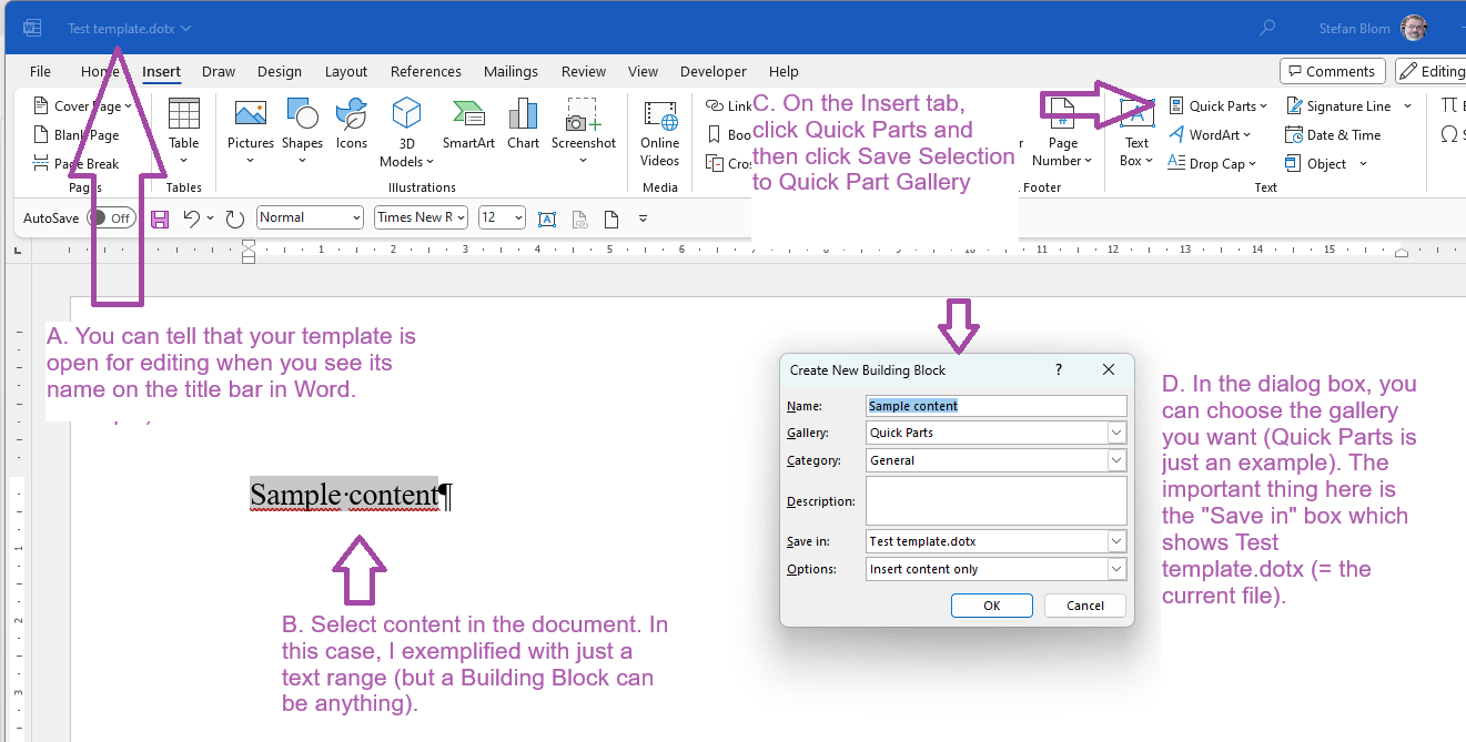 Help with Building Blocks - Microsoft Q&A