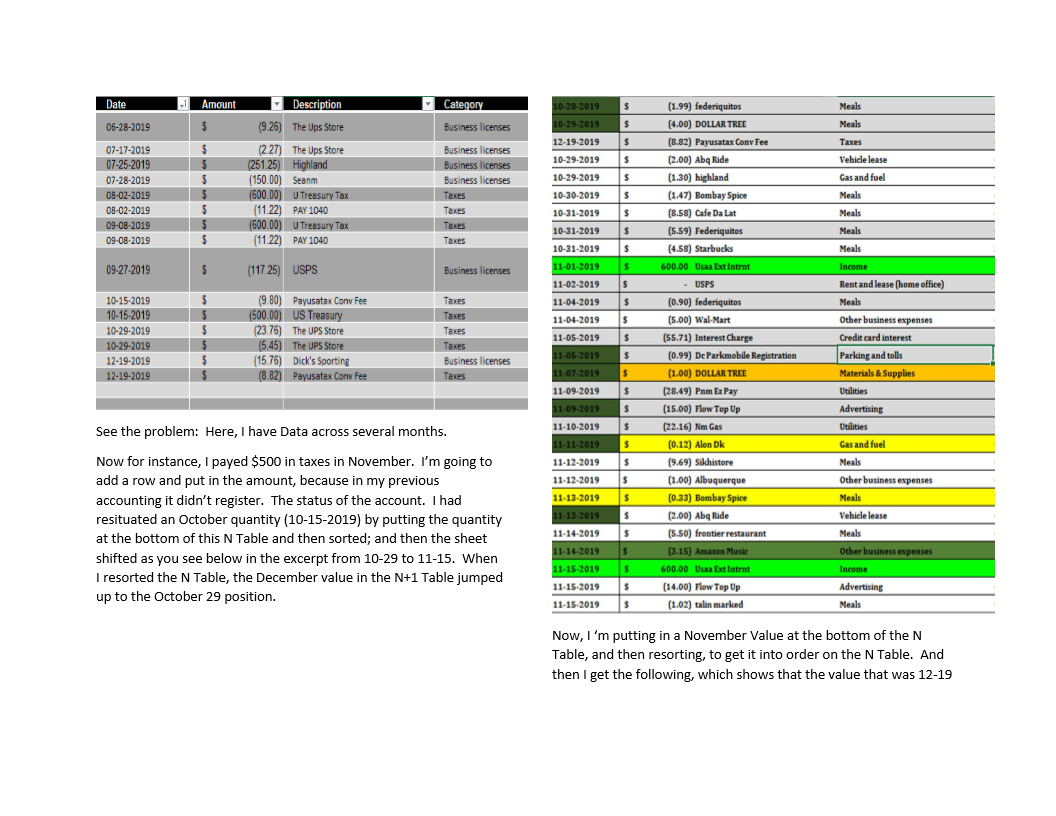 Data Table is formed, and linked with other sheets, There is an error ...