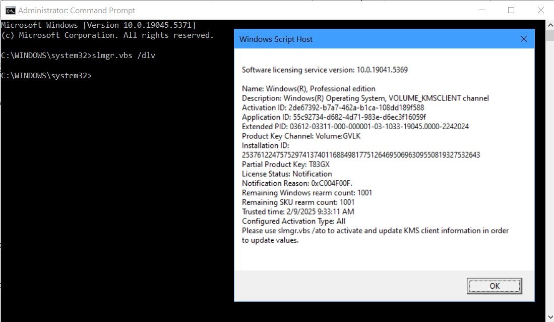 Sudden Appearance of Windows Activation Message - Microsoft Q&A