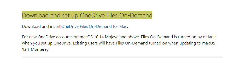 On a Mac, cannot see sync status of OneDrive Files - Microsoft Q&A