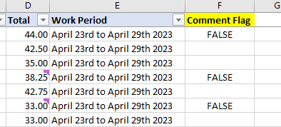 Filtering for comments in Excel - Microsoft Q&A