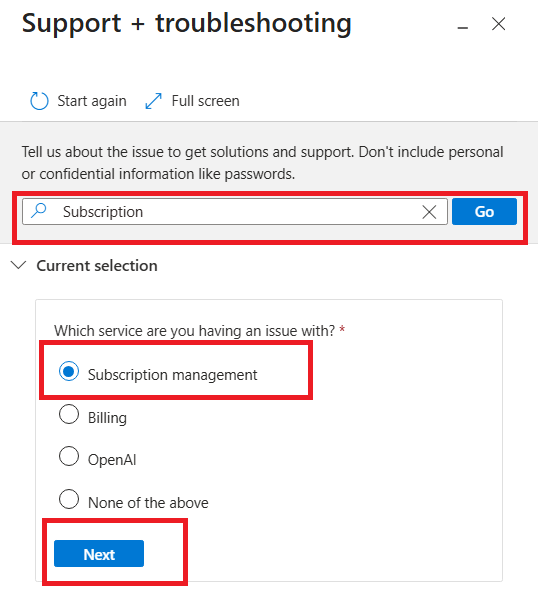 Change the owner of an Azure account and Billing details to new ...