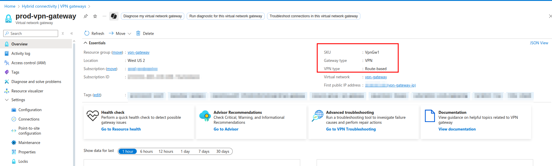 Migration from Basic Public IP (Dynamic) to Standard IP on VPN Gateway