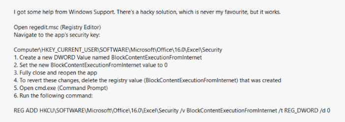 Issue with Blocking of Macro-Enabled Excel Files in OneDrive ...