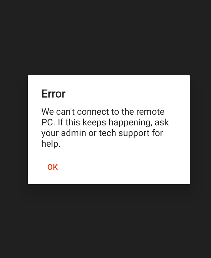 Bug in Remote Desktop Client for Android v10.0.19.1279 when run rdp ...