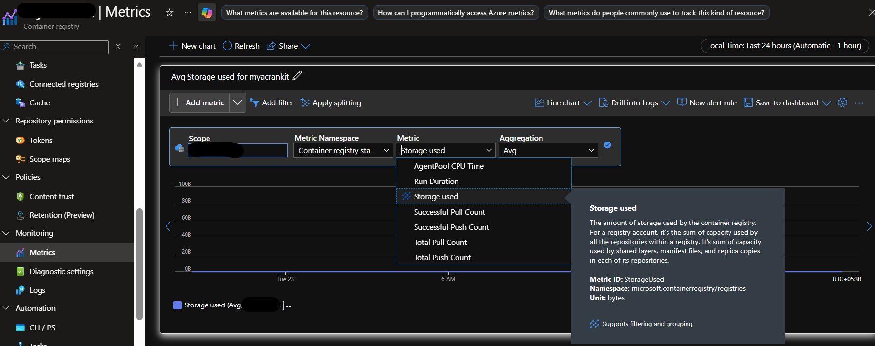 Feature Request - add metric for MaximumStorageCapacity - Microsoft Q&A