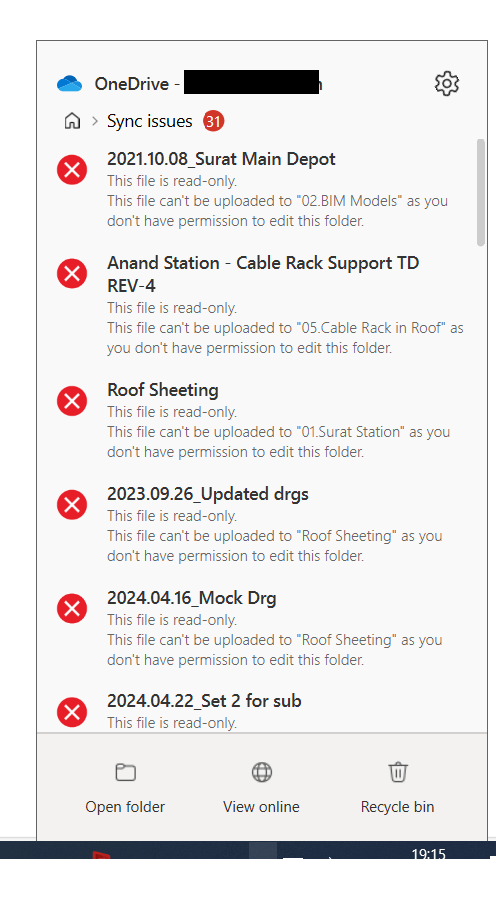 One Drive Sync Issue - Microsoft Q&A
