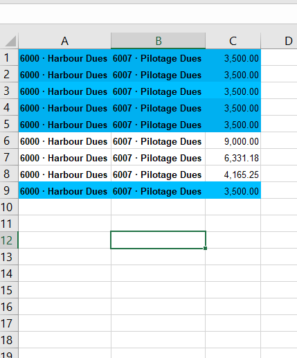 Copy duplicated rows from dynamic columns to a new sheet using vba ...