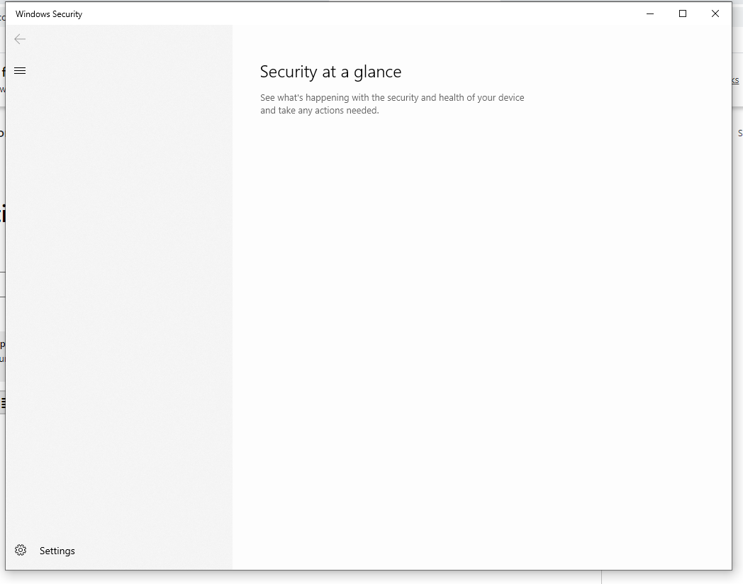 Windows Security is Blank & Virus Protection is Locked - Microsoft Q&A