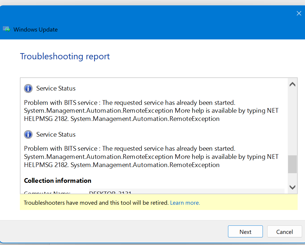 Windows Update not working for Windows Insider Program BETA win 11 ...