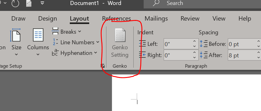 How do I enable Genkō setting on word? - Microsoft Q&A