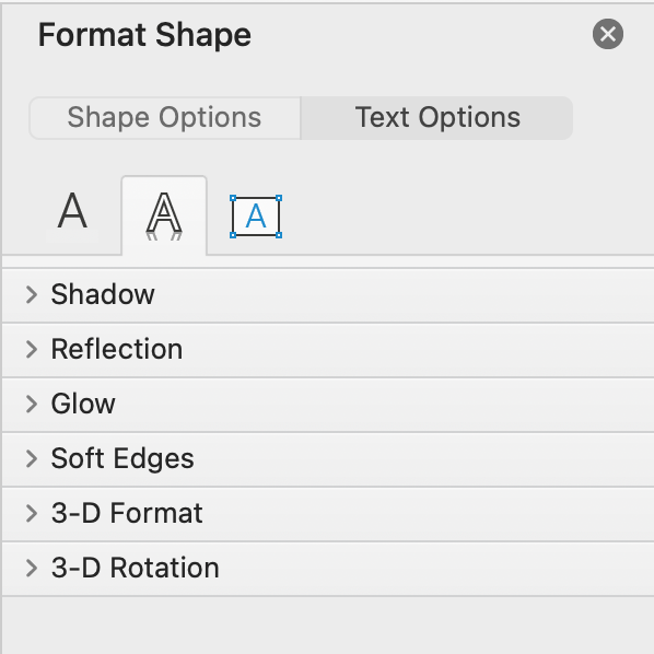 cant find text effects - Microsoft Q&A