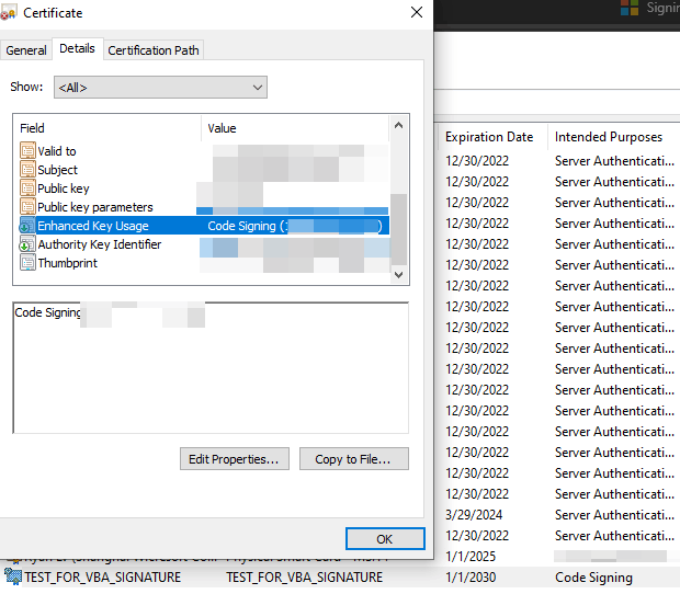 Signing VBA in Word - Microsoft Q&A