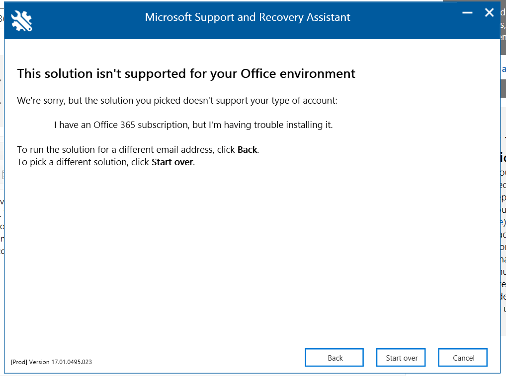 Having trouble installing microsoft 365/office apps on my laptop ...