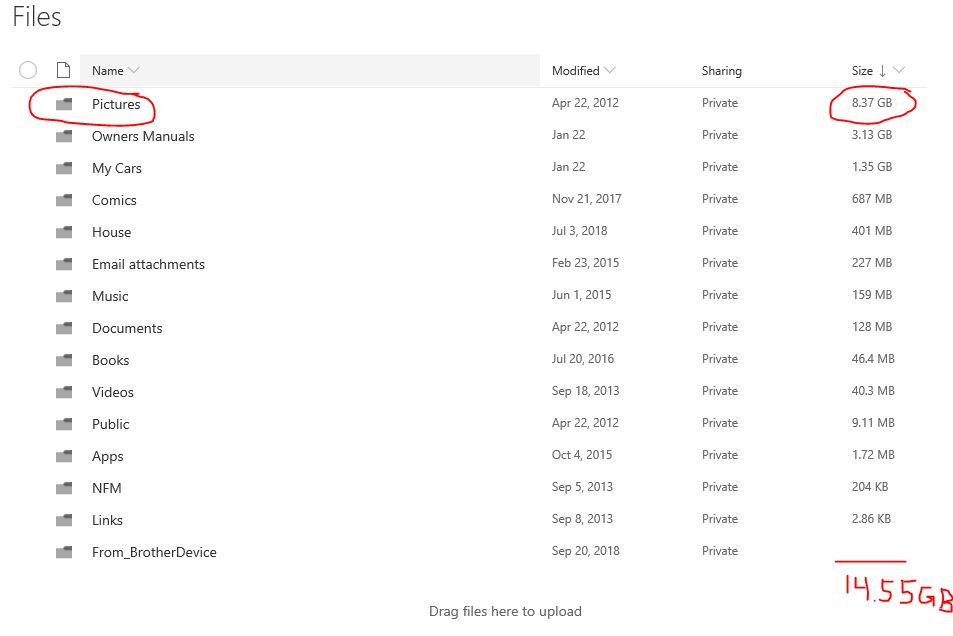Camera roll not using bonus 15 GB storage on OneDrive? - Microsoft Q&A