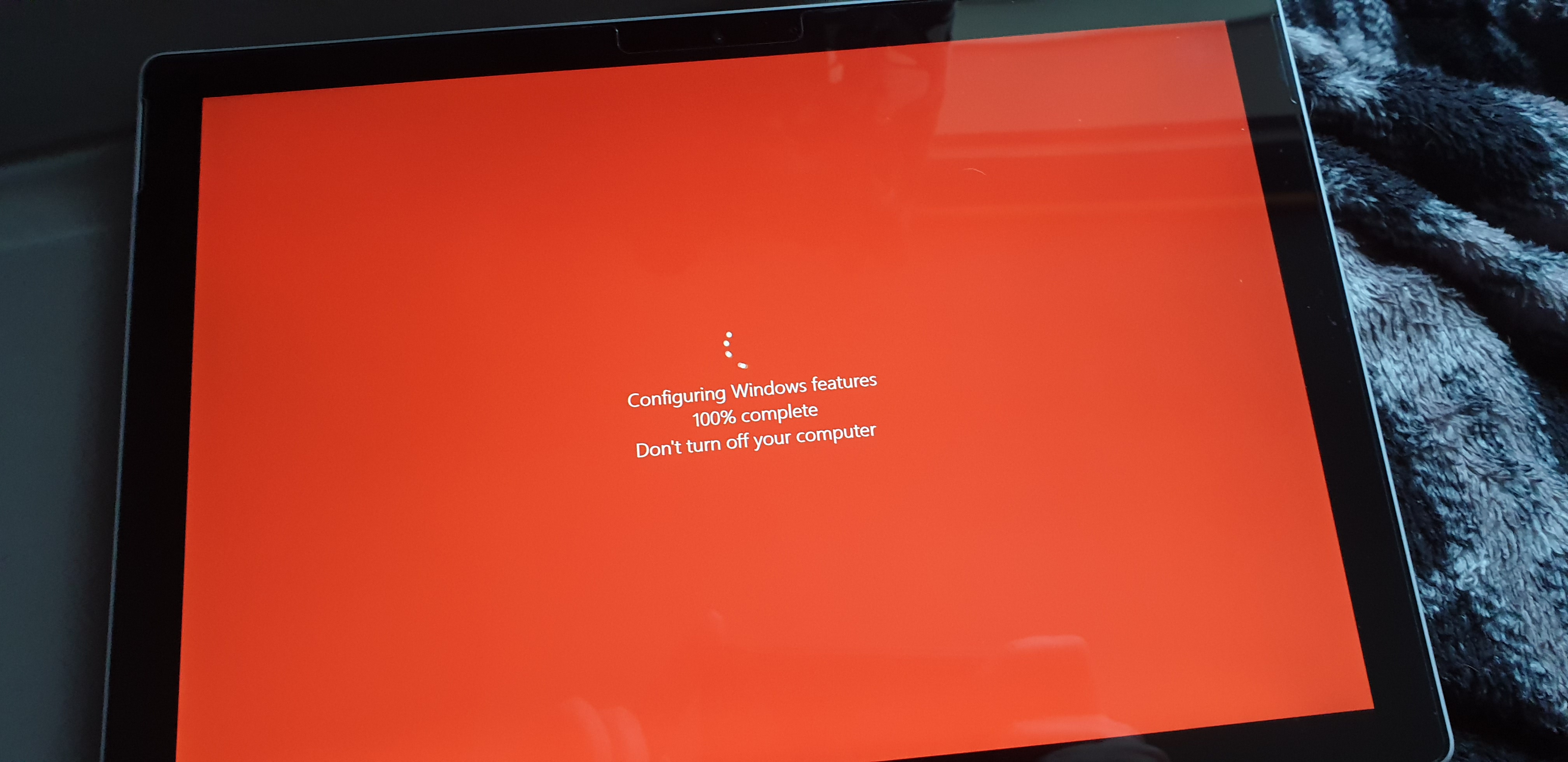 Surface Pro stuck on configuration screen - Microsoft Q&A