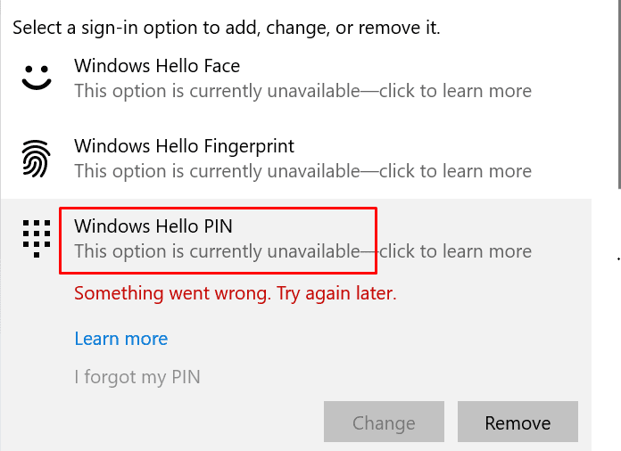 Windows Hello unavailable. Prompt user to set up - Microsoft Q&A