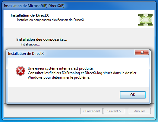 Problème Direct X : d3dx9_43.dll / DXerror.log - Microsoft Q&A