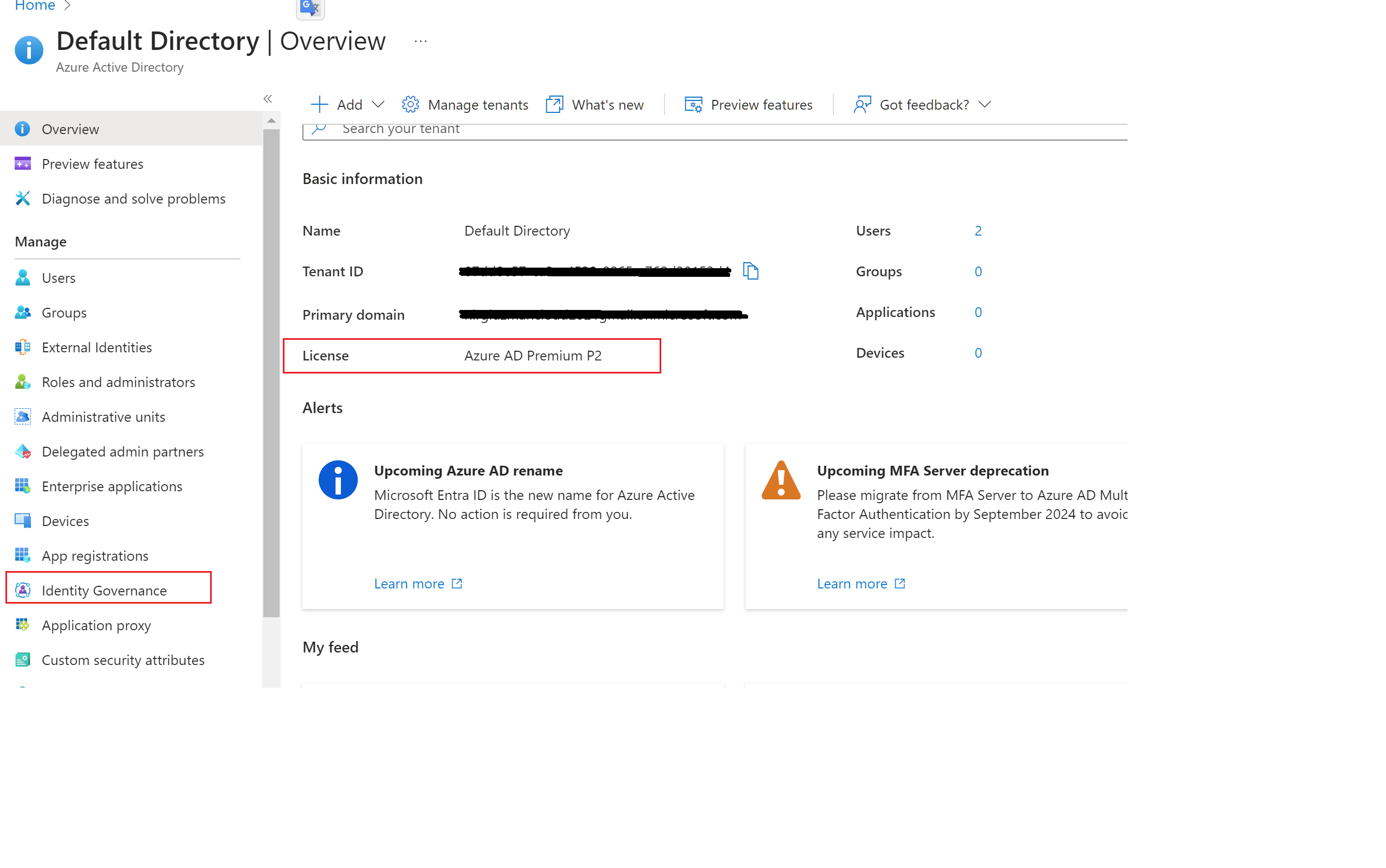 Azure AD - overview